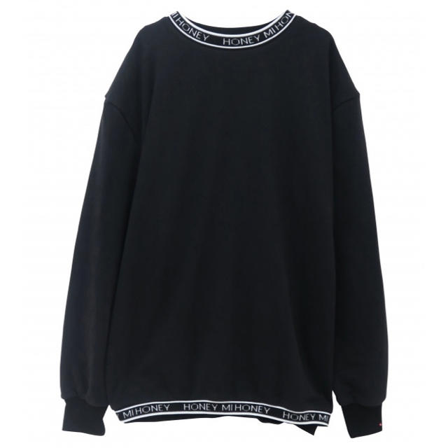 Honey mi Honey(ハニーミーハニー)の☆suu様専用☆お取置き☆ハニーミーハニー logo sweattops  レディースのトップス(Tシャツ(長袖/七分))の商品写真