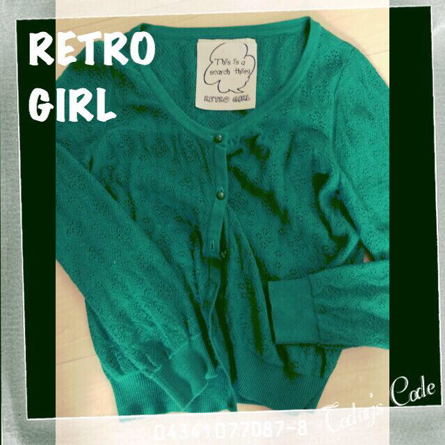 RETRO GIRL(レトロガール)のRETRO GIRLカーディガン レディースのトップス(カーディガン)の商品写真
