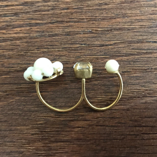 junco paris ジュンコパリ フラワー2連リング レディースのアクセサリー(リング(指輪))の商品写真