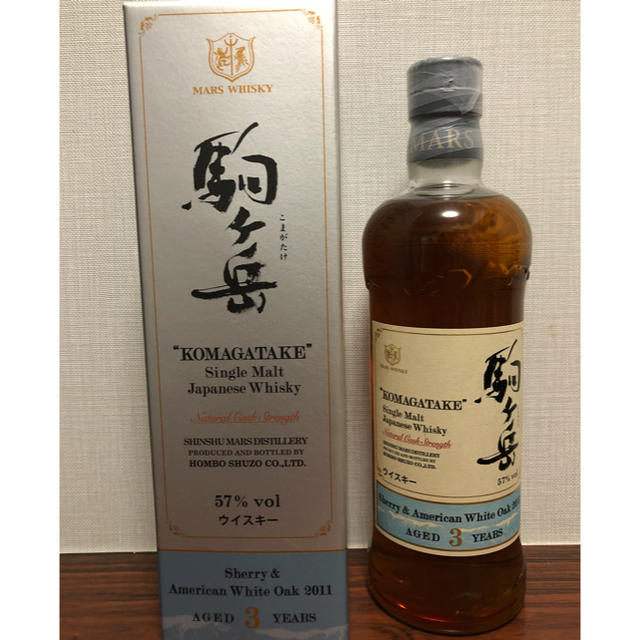 【専用】駒ヶ岳 2011 シェリー&ホワイトアメリカンオーク 57度 食品/飲料/酒の酒(ウイスキー)の商品写真