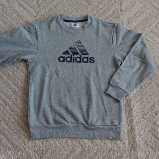 アディダス(adidas)のアディダスadidas  トレーナー グレー 150サイズ(Tシャツ/カットソー)