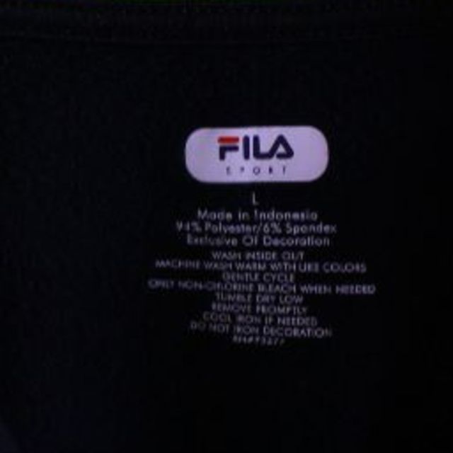 FILA(フィラ)のUS フィラ ハーフジップ 撥水 裏地 フリース パーカー L メンズのトップス(スウェット)の商品写真