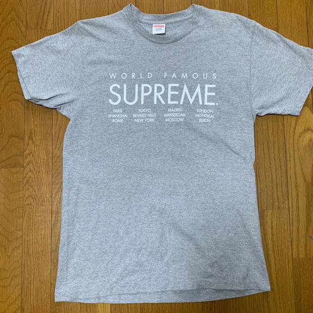 グレーサイズSupreme 2015ss international tee