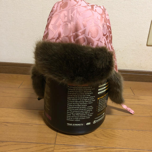 supreme fuck jacquard trooper pink帽子