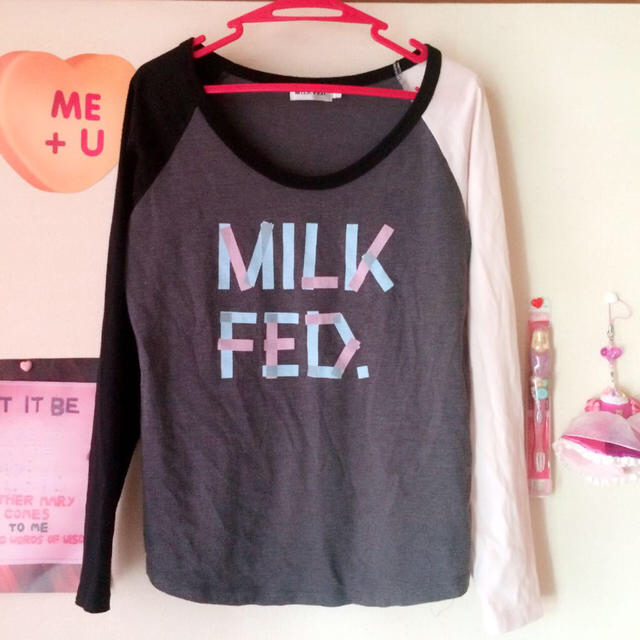 MILKFED.(ミルクフェド)のミルクフェド ラグランT レディースのトップス(Tシャツ(長袖/七分))の商品写真