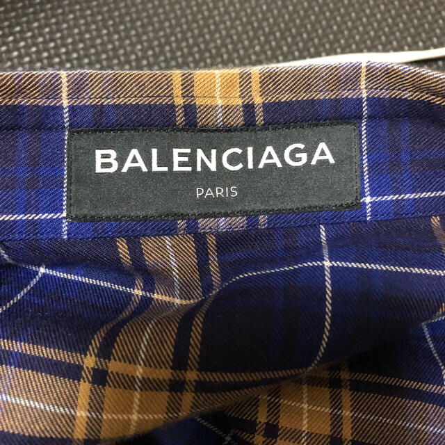 balenciaga チェックシャツ 39