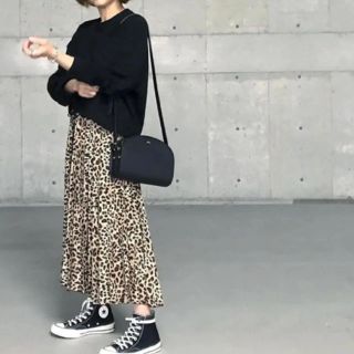 ザラ(ZARA)の新品♡ZARA レオパードスカート S(ロングスカート)