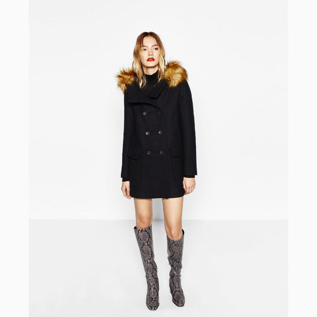 ZARA ダッフルコート