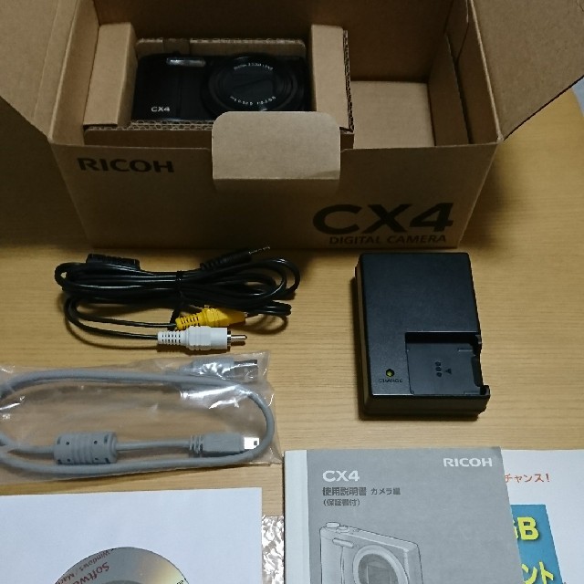 RICOH(リコー)CX4 BLACK デジタルカメラ(新品SDカード同梱)