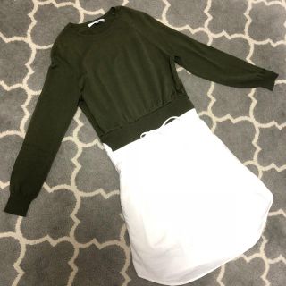 カルヴェン(CARVEN)のカルヴェン ドッキングワンピース(ひざ丈ワンピース)