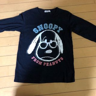 ピーナッツ(PEANUTS)のスヌーピーロングTシャツ(Tシャツ/カットソー(七分/長袖))