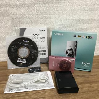 キヤノン(Canon)の中古☆IXY 420F ピンク (コンパクトデジタルカメラ)