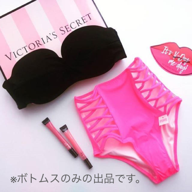 Victoria's Secret(ヴィクトリアズシークレット)のVSサイドレースアップビキニパンツ レディースの水着/浴衣(水着)の商品写真