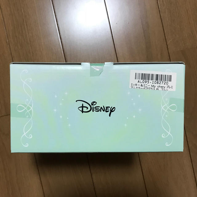 Disney(ディズニー)の★新品未開封★ミッキー&ミニー  プレミアムカラーペアグラス  ブルー インテリア/住まい/日用品のキッチン/食器(グラス/カップ)の商品写真