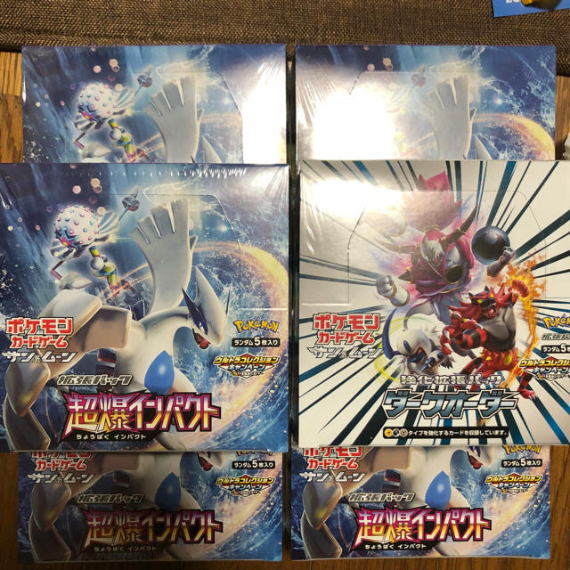 入園入学祝い ポケモン - ポケモンカードゲーム セット ダークオーダー 超爆インパクト 6BOX Box/デッキ/パック