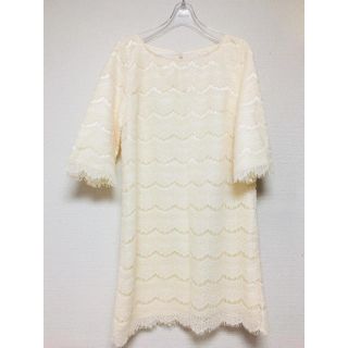 ロペピクニック(Rope' Picnic)の【タグ付き！新品】ロペピクニック♡ホワイトワンピース(ひざ丈ワンピース)