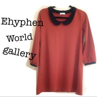 イーハイフンワールドギャラリー(E hyphen world gallery)の丸襟♡ワンピ(ミニワンピース)