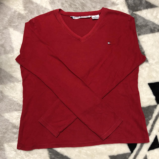 TOMMY HILFIGER(トミーヒルフィガー)のTOMMY HILFGER ロンT レディース L レディースのトップス(Tシャツ(長袖/七分))の商品写真