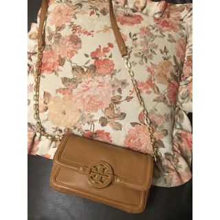 トリーバーチ(Tory Burch)のトリーバーチキャメルショルダーポーチ(ショルダーバッグ)