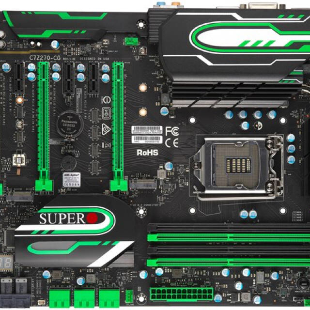 【ひーたん様専用】LGA 1151マザーボード「C7Z270-CG」未使用品 スマホ/家電/カメラのPC/タブレット(PCパーツ)の商品写真