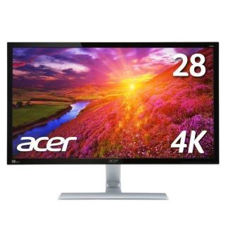 エイサー(Acer)のAcer4KモニターディスプレイRT280K　28インチ ほぼ新品(ディスプレイ)