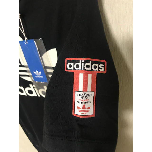 adidas(アディダス)のアディダス 五分丈 Tシャツ 黒 レディースのトップス(Tシャツ(長袖/七分))の商品写真