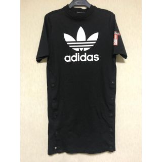 アディダス(adidas)のアディダス 五分丈 Tシャツ 黒(Tシャツ(長袖/七分))