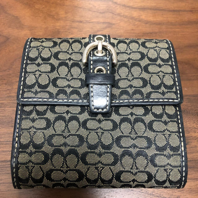 COACH(コーチ)のCOACH ミニシグネチャー 二つ折り財布 レディースのファッション小物(財布)の商品写真