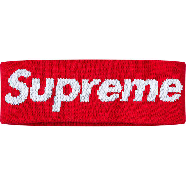 新品未使用 supreme New Era Big Logo Headband帽子