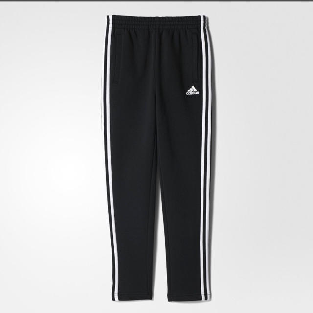 adidas(アディダス)のアディダス 3ストライプス スウェット パンツ 裏起毛 新品 キッズ ジュニア キッズ/ベビー/マタニティのキッズ服男の子用(90cm~)(パンツ/スパッツ)の商品写真