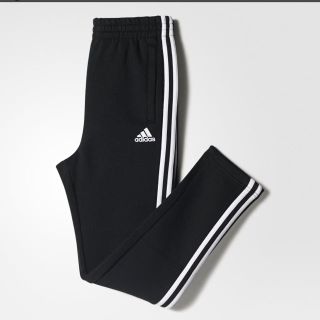 アディダス(adidas)のアディダス 3ストライプス スウェット パンツ 裏起毛 新品 キッズ ジュニア(パンツ/スパッツ)