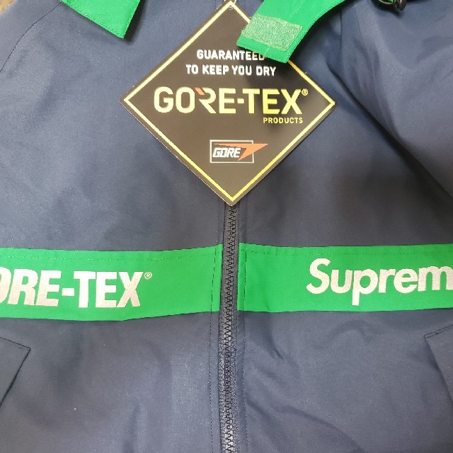 最終値下げ Supreme 紺 NAVY M jacket GORE-TEX Supreme - ブルゾン