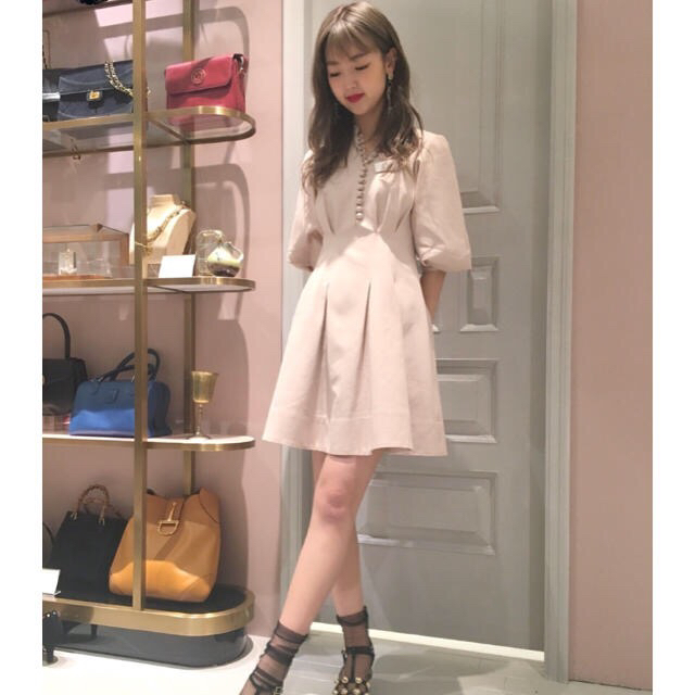 Lily brown❤︎ボリューム袖コットンワンピース レディース ワンピース ...