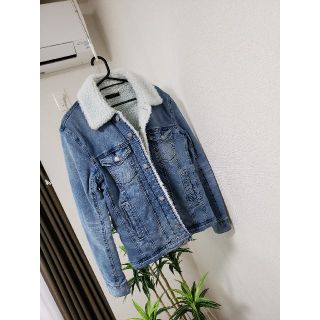 アズールバイマウジー(AZUL by moussy)のAZUL by moussyボアデニムジャケット(Gジャン/デニムジャケット)