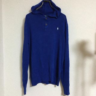 ラルフローレン(Ralph Lauren)の90s RALPH LAUREN【ラルフローレン】ハーフボタンニットパーカー！ (ニット/セーター)