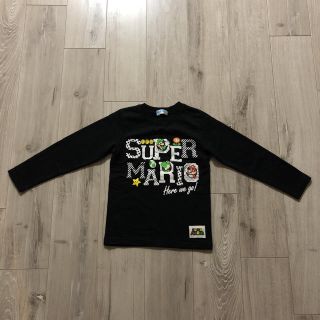 バンダイ(BANDAI)のタァタン様 スーパーマリオ スウェット 110 120 ブラック(Tシャツ/カットソー)