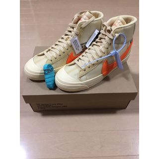 ナイキ(NIKE)のoff-white×nike the ten blazer mid (スニーカー)