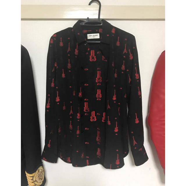【高知インター店】 Saint Laurent ギター刺繍シャツ laurent saint - シャツ