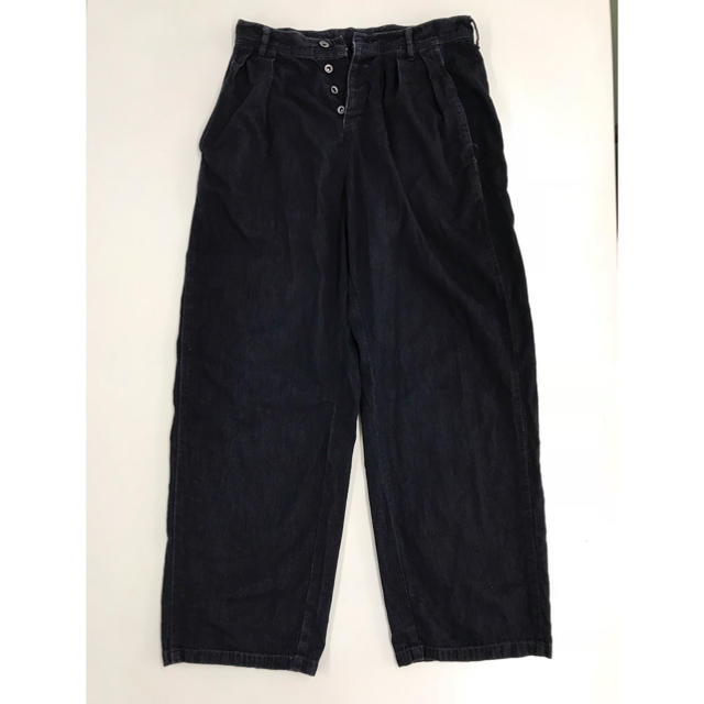 shareef denim side line pants o/w