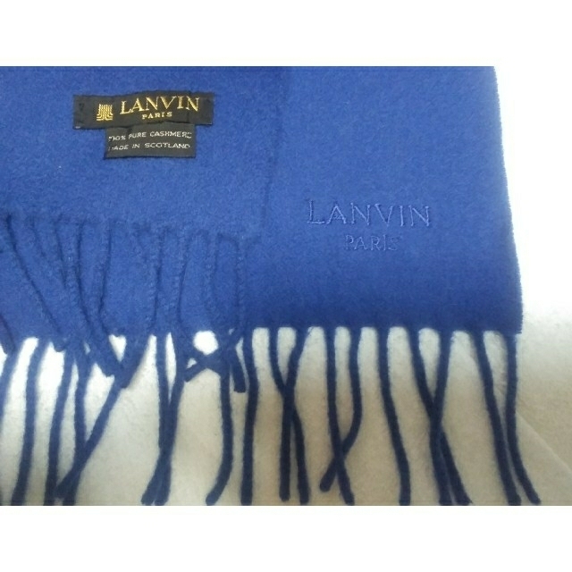 LANVIN(ランバン)のLANVIN   PARIS  　　カシミヤ　マフラー レディースのファッション小物(マフラー/ショール)の商品写真