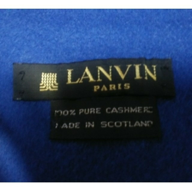 LANVIN(ランバン)のLANVIN   PARIS  　　カシミヤ　マフラー レディースのファッション小物(マフラー/ショール)の商品写真