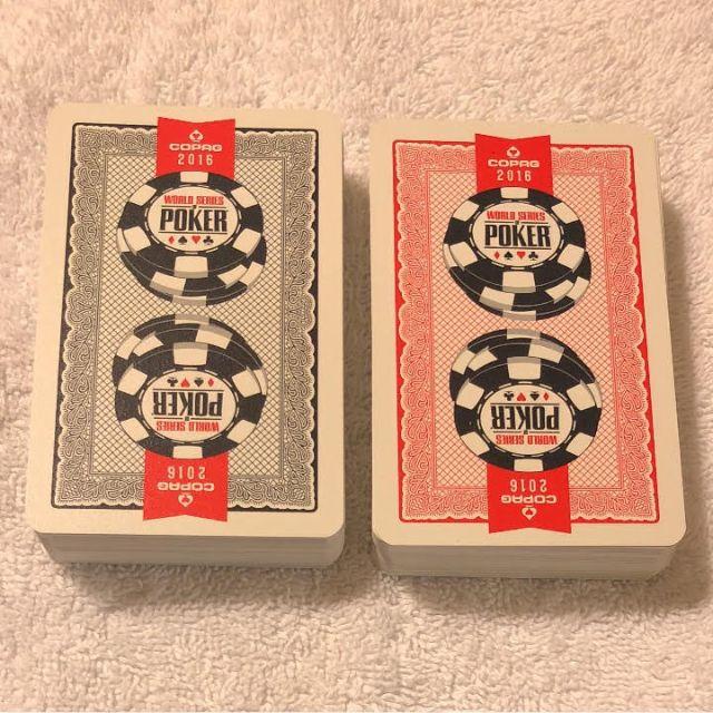 COPAG WSOP TOURNAMENT CARD USED B&R エンタメ/ホビーのテーブルゲーム/ホビー(トランプ/UNO)の商品写真