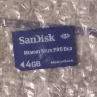 サンディスク(SanDisk)のSANDISK メモリースティック PRO Duo 4GB(その他)
