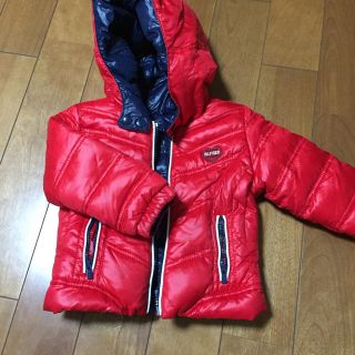 トミーヒルフィガー(TOMMY HILFIGER)のトミー リバーシブルダウンジャケット 80㎝(ジャケット/コート)