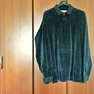 アクネ(ACNE)の90's ベロア ポロシャツ ヴィンテージ(ポロシャツ)