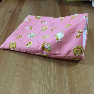 ハリネズミ用寝袋(冬用)♡ピンクパン×白(その他)