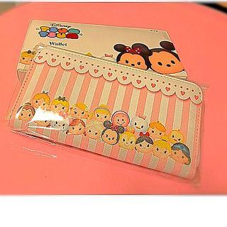 ディズニー(Disney)のツムツム長財布 ピンク(財布)