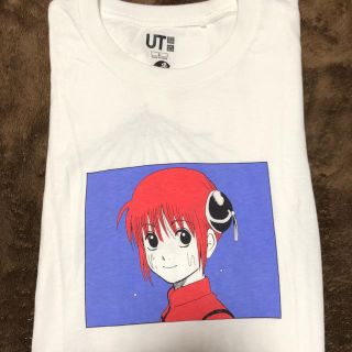 ユニクロ(UNIQLO)の完売品 銀魂 UNIQLO 神楽 Tシャツ Lサイズ(Tシャツ/カットソー(半袖/袖なし))