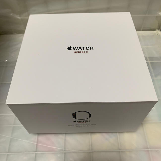 Apple Watch(アップルウォッチ)のAppleWatch Series3 42 mm ブラックステンレス スマホ/家電/カメラのスマホアクセサリー(その他)の商品写真
