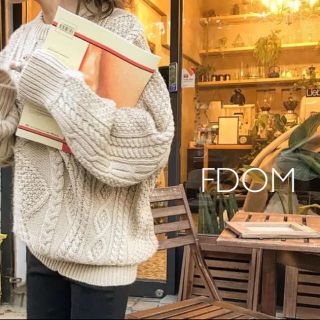 トゥデイフル(TODAYFUL)の【FDOM】新品/未使用 ❁.*vintage cable over knit(ニット/セーター)